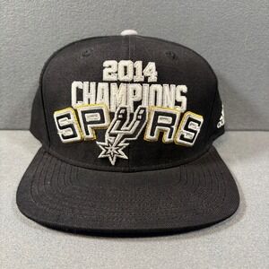 Rare Limited San Antonio Spurs Ring Ceremony Adidas Cap w/ Skyline & Trophies